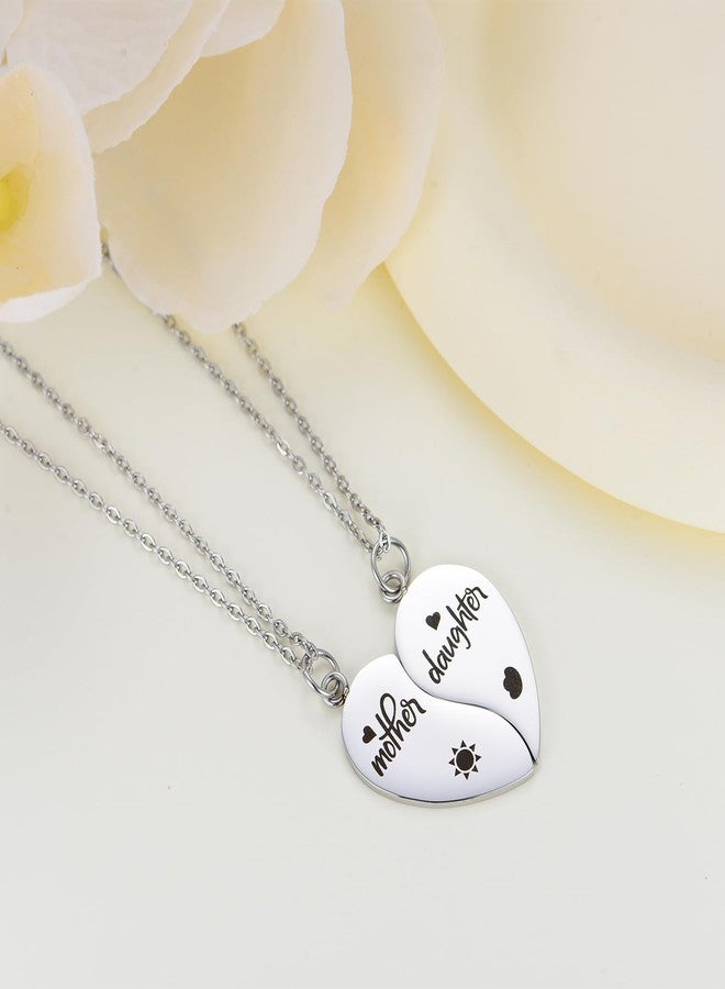 Yonhon Mother Daughter Necklace Set for 4, Mom Daughter Matching Necklace for 4 - Image 4